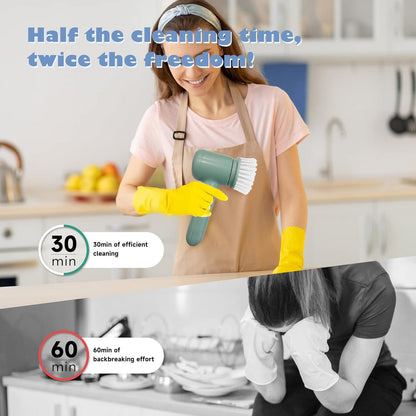 Electric Spin Cleaning Brush Scrubber