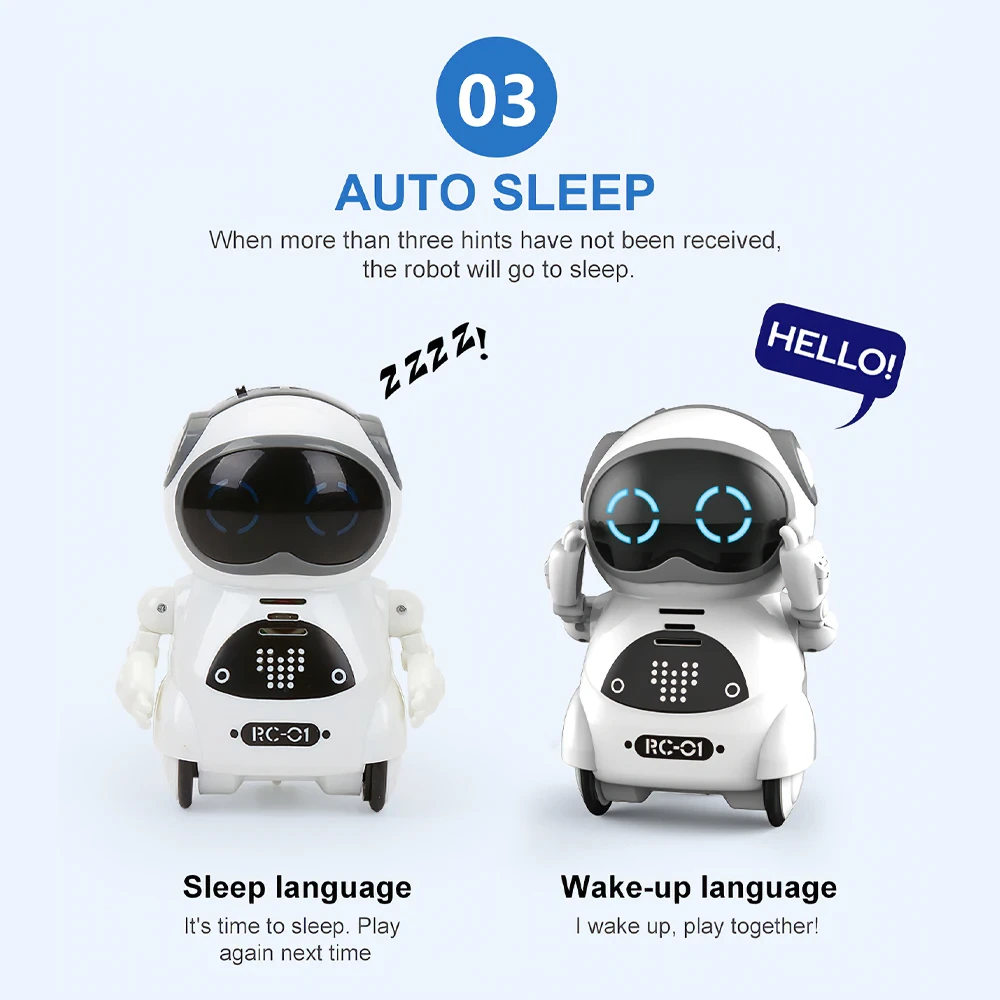 ChatterBuddy Interactive Pocket Robot Toy