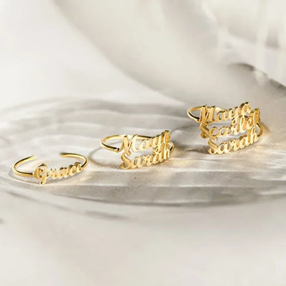 EternalBond Custom Name Rings